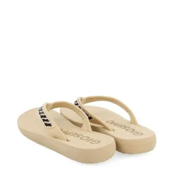 Gioseppo Chancletas<Sandalias Beige Con Adornos De Cristal Para Mujer Caradon