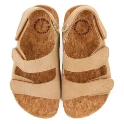 Gioseppo Niños |Chancletas<Sandalias Bio Color Taupe Con Cierre Ajustable Para Nino Y Nina Krapina
