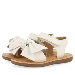 Gioseppo Bebe |Sandalias Bebe Nina<Sandalias Blancas De Piel Con Lazo Para Bebe Itala