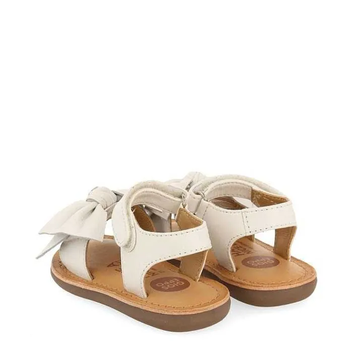 Gioseppo Bebe |Sandalias Bebe Nina<Sandalias Blancas De Piel Con Lazo Para Bebe Itala