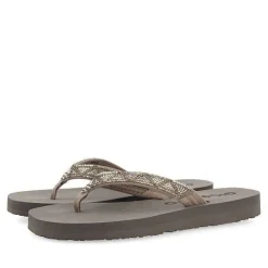Gioseppo Chancletas<Sandalias Cize De Mujer En Color Negro Con Cristales Decorativos.