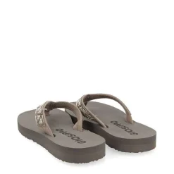 Gioseppo Chancletas<Sandalias Cize De Mujer En Color Negro Con Cristales Decorativos.