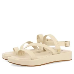 Gioseppo Niñas |Sandalias<Sandalias Color Off-White De Piel Con Tiras Y Suela Con Volumen Para Nina Y Nino Coulee