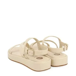 Gioseppo Niñas |Sandalias<Sandalias Color Off-White De Piel Con Tiras Y Suela Con Volumen Para Nina Y Nino Coulee