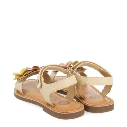 Gioseppo Niñas |Sandalias<Sandalias Color Off-White De Piel Con Adorno De Flores Para Nina Y Nino Imotski