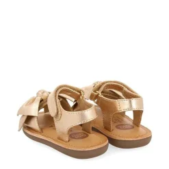 Gioseppo Bebe |Sandalias Bebe Nina<Sandalias Color Oro Rosa De Piel Con Lazo Para Bebe Itala