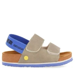Gioseppo Niños |Chancletas<Sandalias Con Plantilla Gris Para Nino Courgis Con Detalles Y Texto En Azul