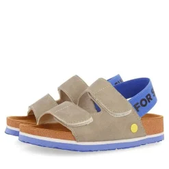 Gioseppo Niños |Chancletas<Sandalias Con Plantilla Gris Para Nino Courgis Con Detalles Y Texto En Azul