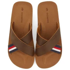 Gioseppo Chancletas<Sandalias Cruzadas De Hombre Tacloban En Color Marron