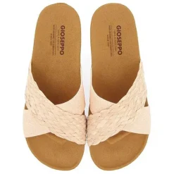 Gioseppo Chancletas<Sandalias Cuña Tiras Rosa Para Mujer Goulds