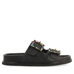 Gioseppo Sandalias Planas<Sandalias De Mujer Koronadal Con Plantilla Negra Y Hebillas De Cristales Multicolor