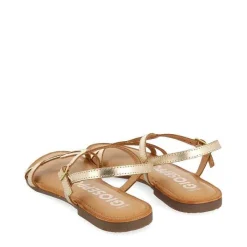 Gioseppo Sandalias Planas<Sandalias De Mujer Lamim Doradas Con Tiras Finas