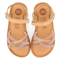 Gioseppo Niñas |Sandalias<Sandalias De Nina Lavrio De Piel Tintada Con Cristales