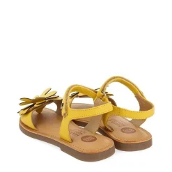 Gioseppo Niñas |Sandalias<Sandalias De Piel Amarillas Con Adornos De Flores Para Nina Y Nino Cres