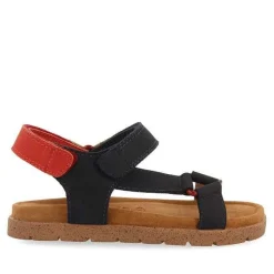 Gioseppo Niños |Sandalias<Sandalias De Piel Azul Marino Con Accesos En Rojo Para Nino Y Nina Depoe