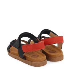 Gioseppo Niños |Sandalias<Sandalias De Piel Azul Marino Con Accesos En Rojo Para Nino Y Nina Depoe