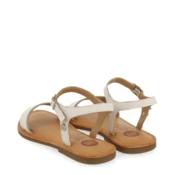 Gioseppo Niñas |Sandalias<Sandalias De Piel Blanca Con Detalles Metalizados Nina Ishem