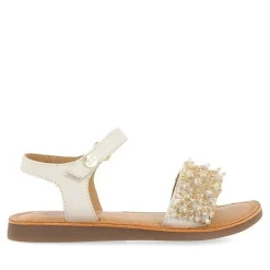 Gioseppo Niñas |Sandalias<Sandalias De Piel Blanca Con Adornos De Cuentas Para Nina Y Nino Blesle