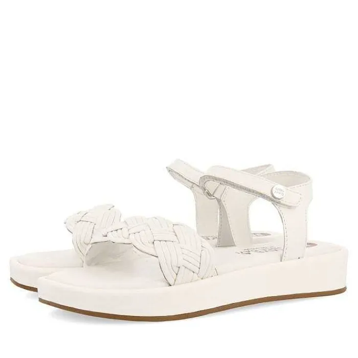 Gioseppo Niñas |Sandalias<Sandalias De Piel Blanca Con Trenzado Y Suela Voluminosa Para Nina Y Nino Shanico