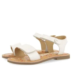 Gioseppo Niñas |Sandalias<Sandalias De Piel Blanca Estampado Fantasia Para Nina Y Nino Gigean