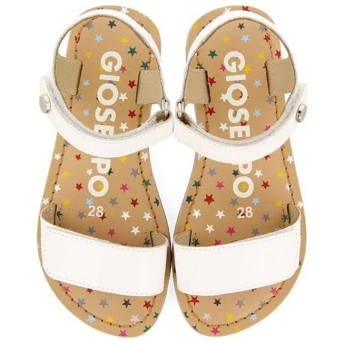 Gioseppo Niñas |Sandalias<Sandalias De Piel Blanca Estampado Fantasia Para Nina Y Nino Gigean