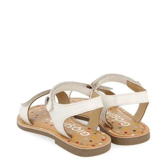 Gioseppo Niñas |Sandalias<Sandalias De Piel Blanca Estampado Fantasia Para Nina Y Nino Gigean