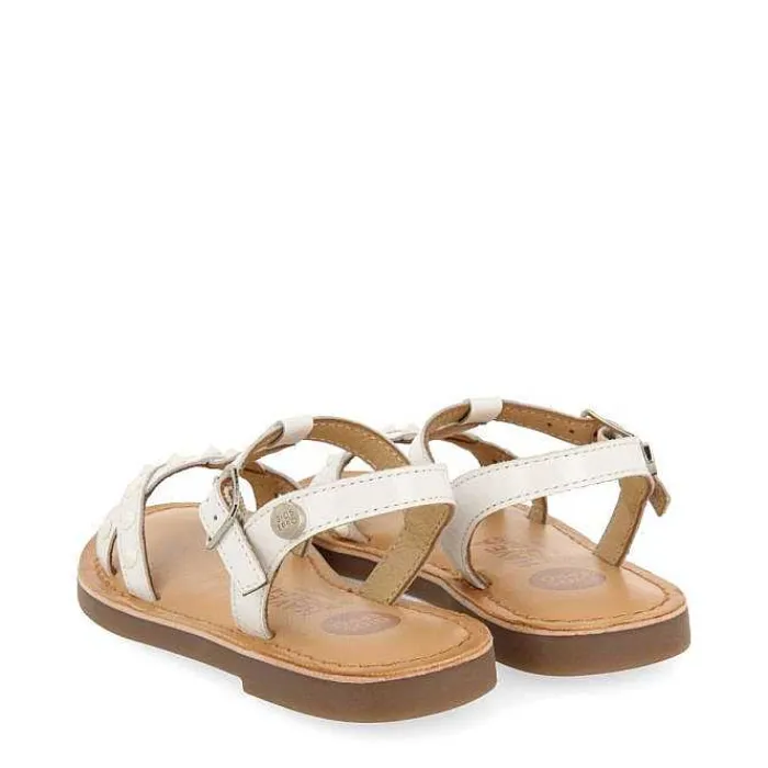 Gioseppo Niñas |Sandalias<Sandalias De Piel Blanca Con Tachuelas Para Nina Y Nino