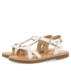 Gioseppo Niñas |Sandalias<Sandalias De Piel Blanca Con Tachuelas Para Nina Y Nino