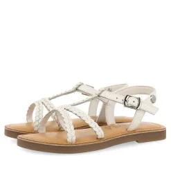 Gioseppo Niñas |Sandalias<Sandalias De Piel Blanca Con Trenzado Para Nina Y Nino Cinisi