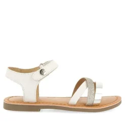 Gioseppo Niñas |Sandalias<Sandalias De Piel Blanca Con Brillantes Y Detalles Metalicos Para Nina Y Nino Lawtey