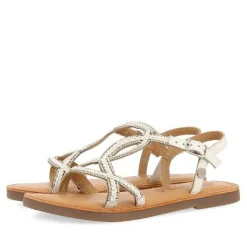 Gioseppo Niñas |Sandalias<Sandalias De Piel Blanca Con Adornos Nina Y Nino Aucilla