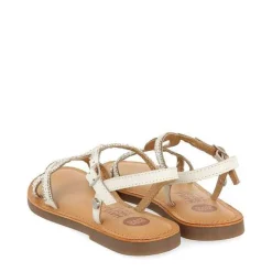 Gioseppo Niñas |Sandalias<Sandalias De Piel Blanca Con Adornos Nina Y Nino Aucilla