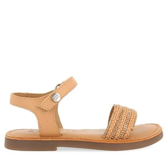 Gioseppo Niñas |Sandalias<Sandalias De Piel Blanca Con Adornos Y Cierre Ajustable Para Nina Y Nino Mireval