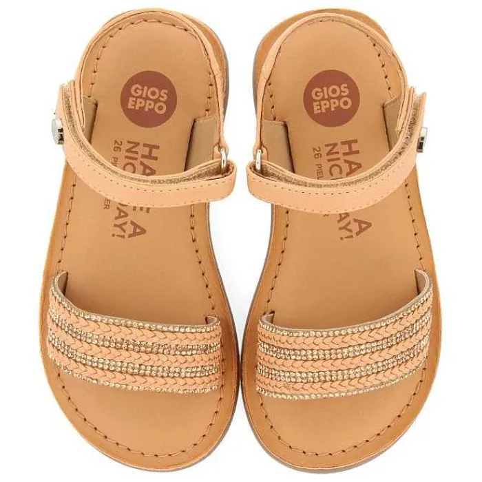Gioseppo Niñas |Sandalias<Sandalias De Piel Blanca Con Adornos Y Cierre Ajustable Para Nina Y Nino Mireval