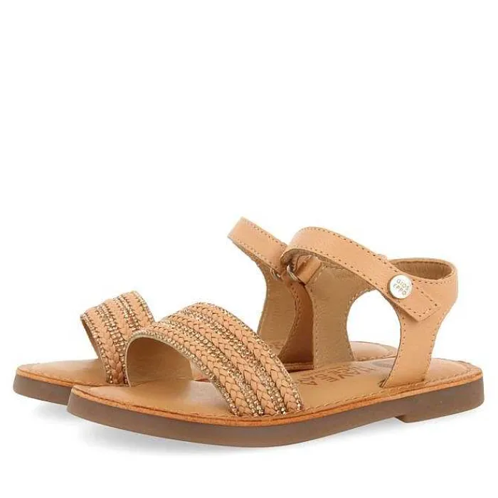 Gioseppo Niñas |Sandalias<Sandalias De Piel Blanca Con Adornos Y Cierre Ajustable Para Nina Y Nino Mireval