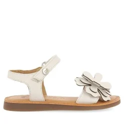 Gioseppo Niñas |Sandalias<Sandalias De Piel Blanca Con Adorno De Flores Para Nina Y Nino Takilma