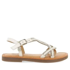 Gioseppo Niñas |Sandalias<Sandalias De Piel Blanca Con Adornos Para Nina Y Nino Scio