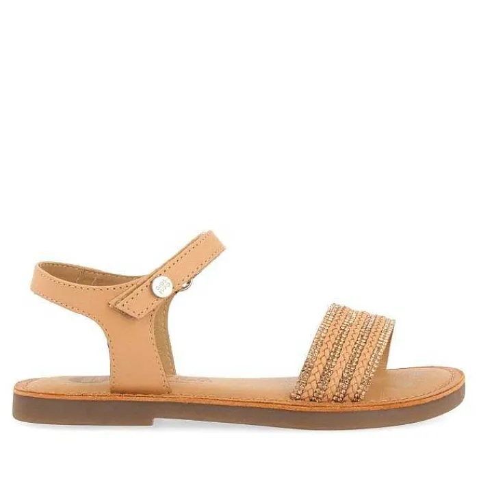 Gioseppo Niñas |Sandalias<Sandalias De Piel Blanca Con Adornos Y Cierre Ajustable Para Nina Y Nino Stubica