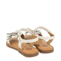 Gioseppo Niñas |Sandalias<Sandalias De Piel Blanca Con Adornos De Flores Para Nina Y Nino Cres
