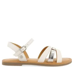 Gioseppo Niñas |Sandalias<Sandalias De Piel Blanca Detalle Metalizado Para Nina Y Nino Imbler