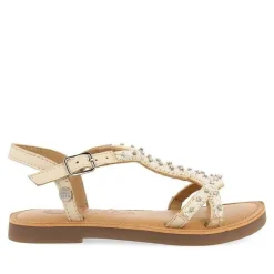 Gioseppo Niñas |Sandalias<Sandalias De Piel Blanca Con Adorno De Cuentas Para Nina Y Nino Lazarat