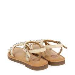 Gioseppo Niñas |Sandalias<Sandalias De Piel Blanca Con Adorno De Cuentas Para Nina Y Nino Lazarat