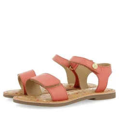 Gioseppo Niñas |Sandalias<Sandalias De Piel Color Coral Con Estampado Fantasia Para Nina Y Nino Gigean