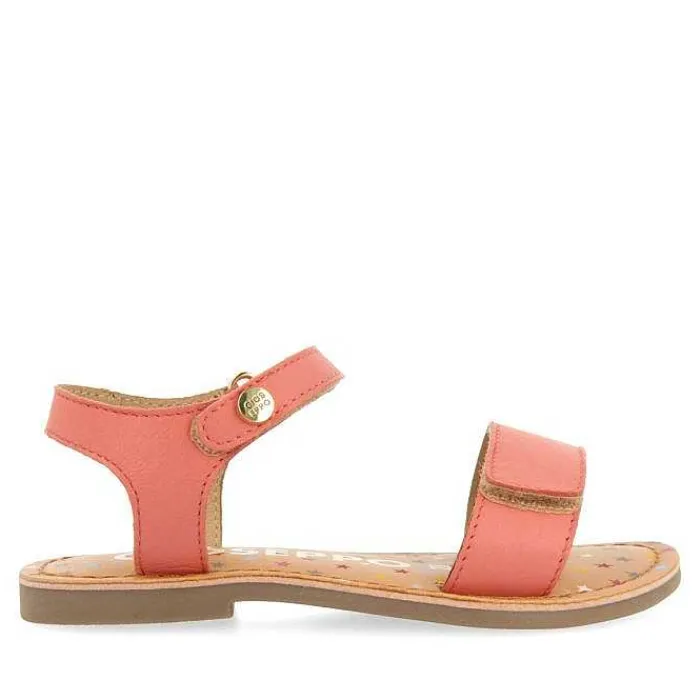Gioseppo Niñas |Sandalias<Sandalias De Piel Color Coral Con Estampado Fantasia Para Nina Y Nino Gigean
