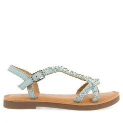Gioseppo Niñas |Sandalias<Sandalias De Piel Con Adornos De Cuentas Azul Para Nina Y Nino Lazarat