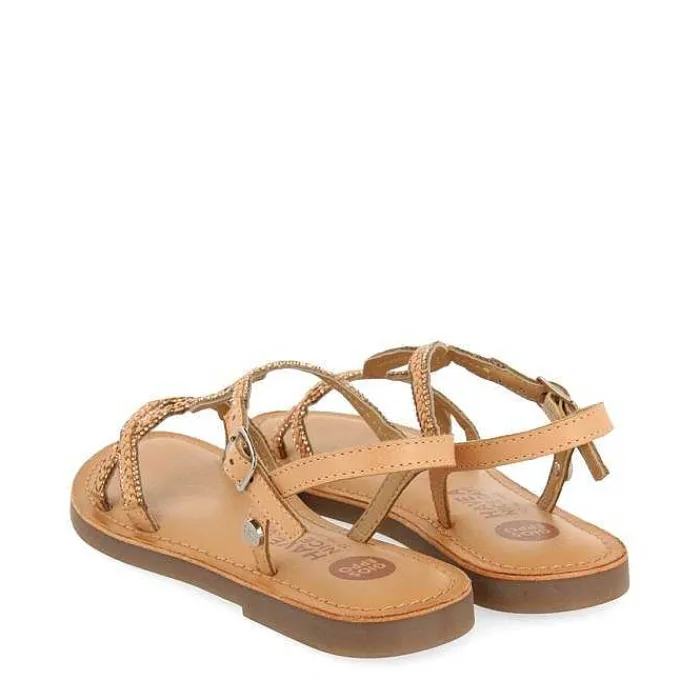 Gioseppo Niñas |Sandalias<Sandalias De Piel Con Adornos Color Nude Para Nina Y Nino Aucilla