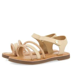 Gioseppo Niñas |Sandalias<Sandalias De Piel Con Adornos Blanco Rojo Para Nina Y Nino Santee