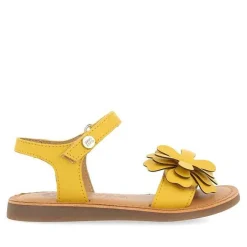 Gioseppo Niñas |Sandalias<Sandalias De Piel Con Decoracion De Flores Amarillas Para Nina Y Nino Takilma