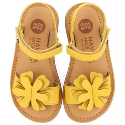 Gioseppo Niñas |Sandalias<Sandalias De Piel Con Decoracion De Flores Amarillas Para Nina Y Nino Takilma