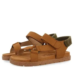 Gioseppo Niños |Sandalias<Sandalias De Piel Con Detalles En Caqui Para Nino Y Nina Depoe